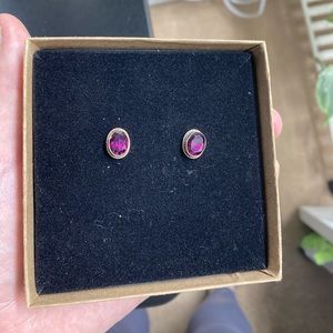 Tradewinds Purple Earrings NWOT